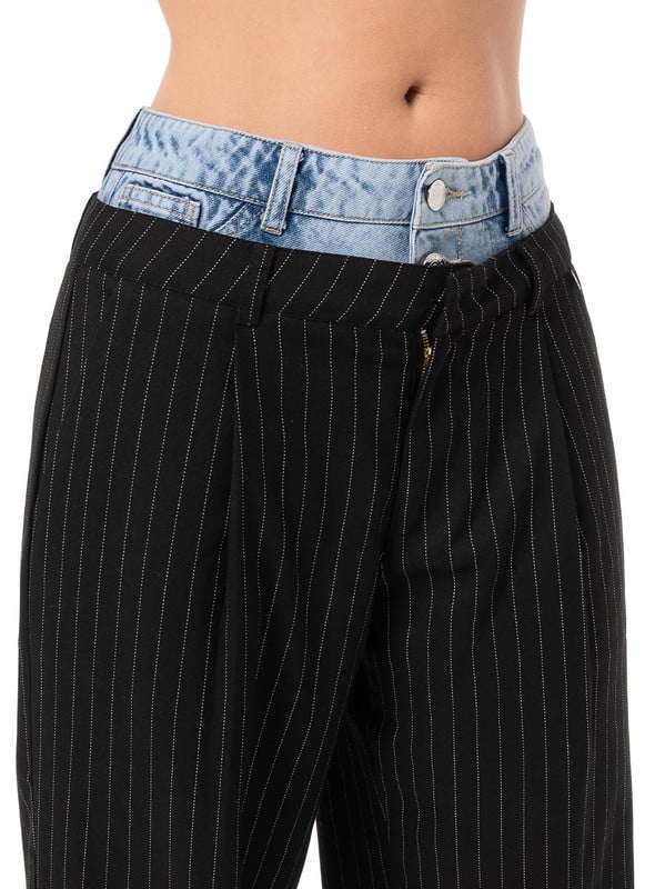 BLAZER MUJER SQUEEZE NEGRO DALENI SASTRE - 5