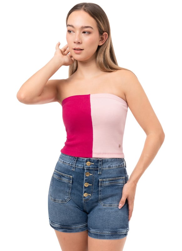 TOP MODA DANARIT-S RIB LYCRADO MUJER - 1