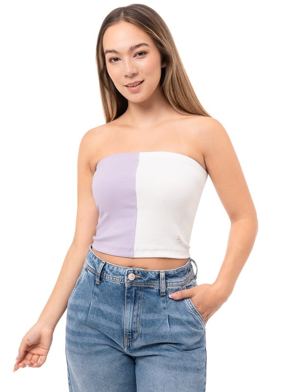 TOP MODA DANARIT-S RIB LYCRADO MUJER - 1
