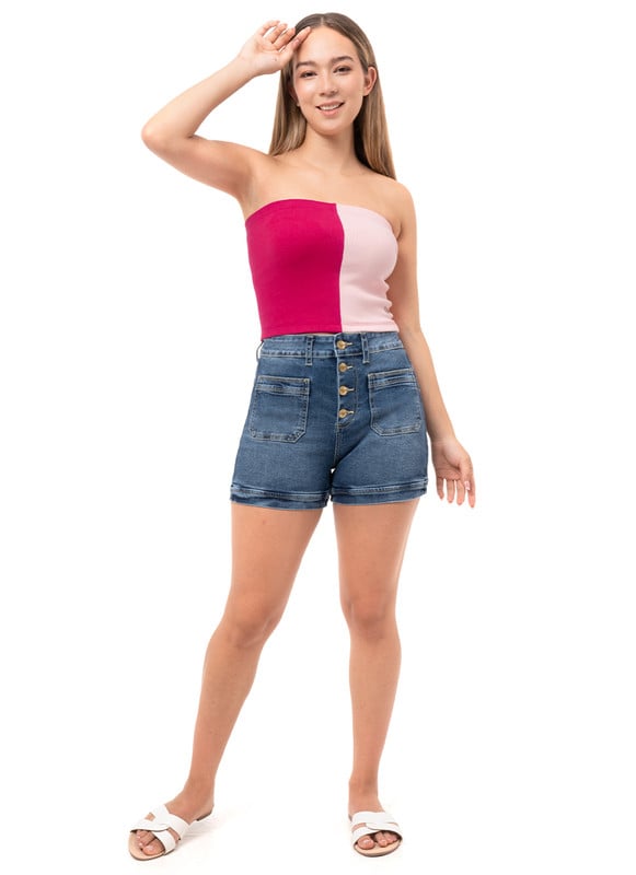TOP MODA DANARIT-S RIB LYCRADO MUJER - 2