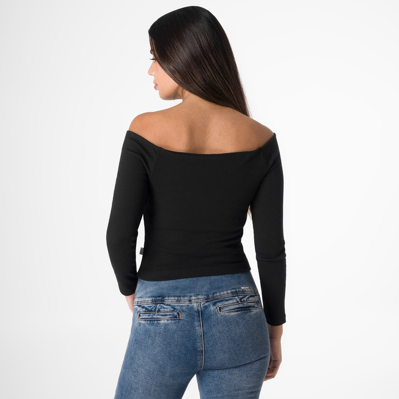 POLO MODA CANISHA RIB LYCRADO MUJER - 3