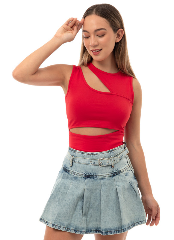POLO MUJER SQUEEZE VEZDA MODA JERSEY FULL LYCRA - 1