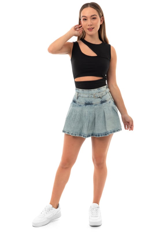 POLO MUJER SQUEEZE VEZDA MODA JERSEY FULL LYCRA - 2