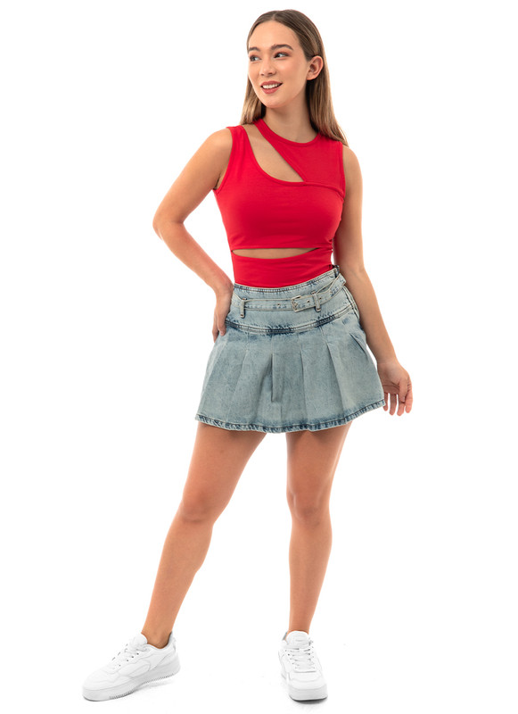 POLO MUJER SQUEEZE VEZDA MODA JERSEY FULL LYCRA - 2