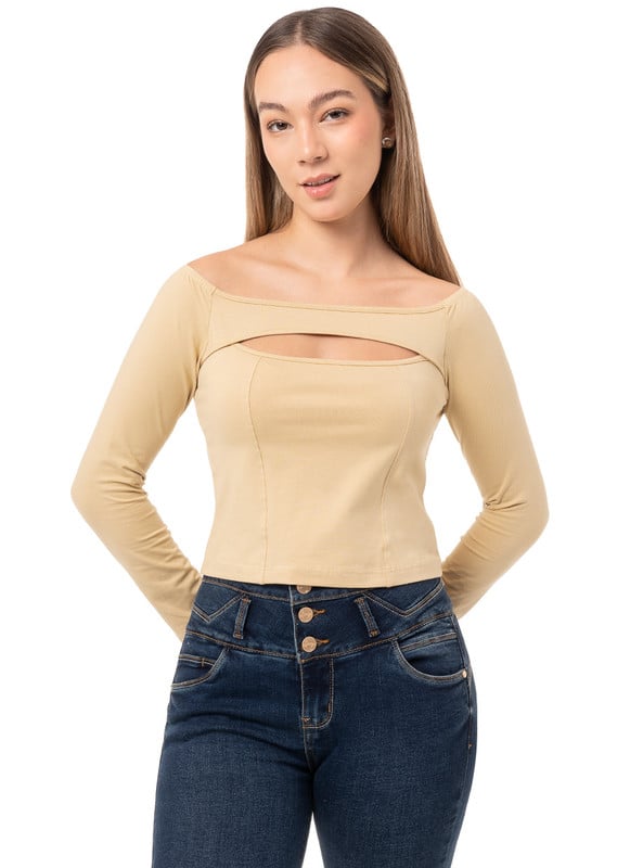 POLO MODA JERSEY FULL LYCRA MUJER LUNETTA - 1
