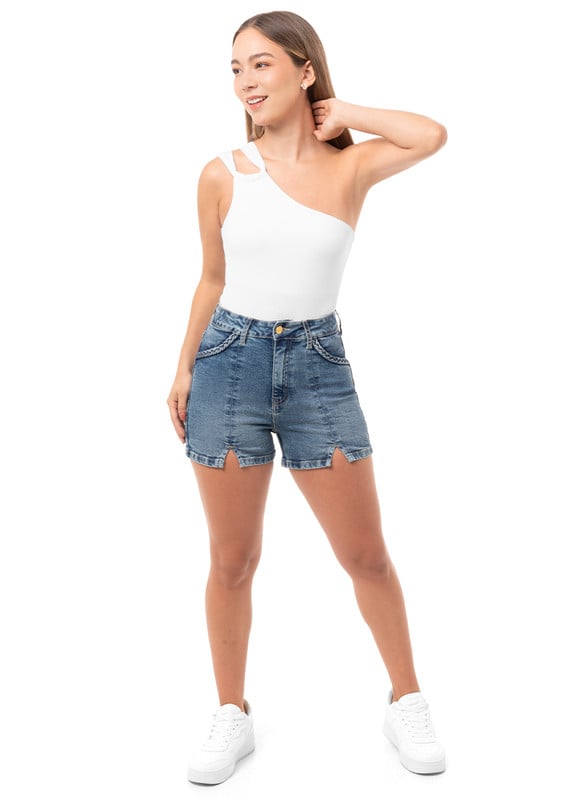 SHORT MUJER SQUEEZE NELEA DENIM STRETCH - 1
