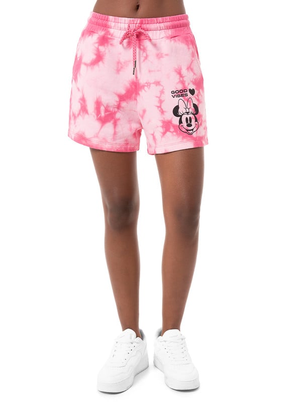 SHORT MUJER SQUEEZE ROJO AIDHA-DISNEY FRENCH TERRY - 2