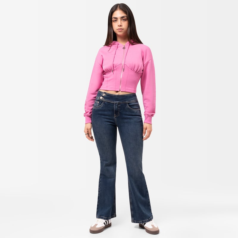 POLERA MUJER SQUEEZE MONAKA FRENCH TERRY - 2