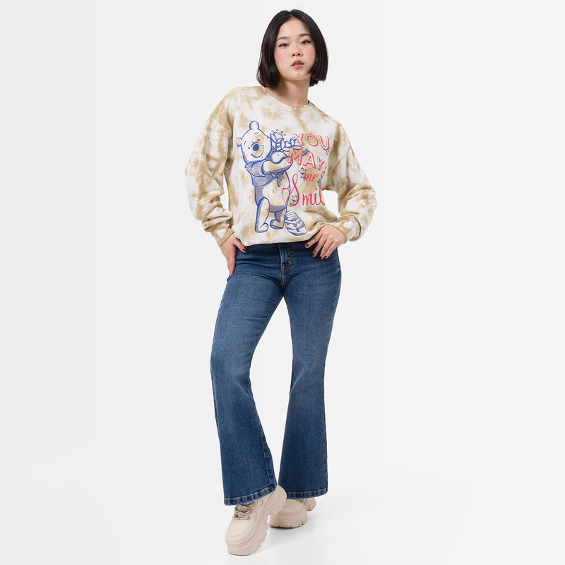 POLERA MUJER SQUEEZE BEIGE SCARLET-DISNEY FRENCH TERRY - 2