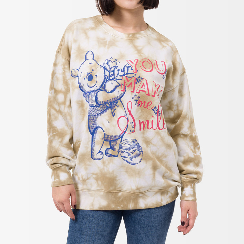 POLERA MUJER SQUEEZE BEIGE SCARLET-DISNEY FRENCH TERRY - 5