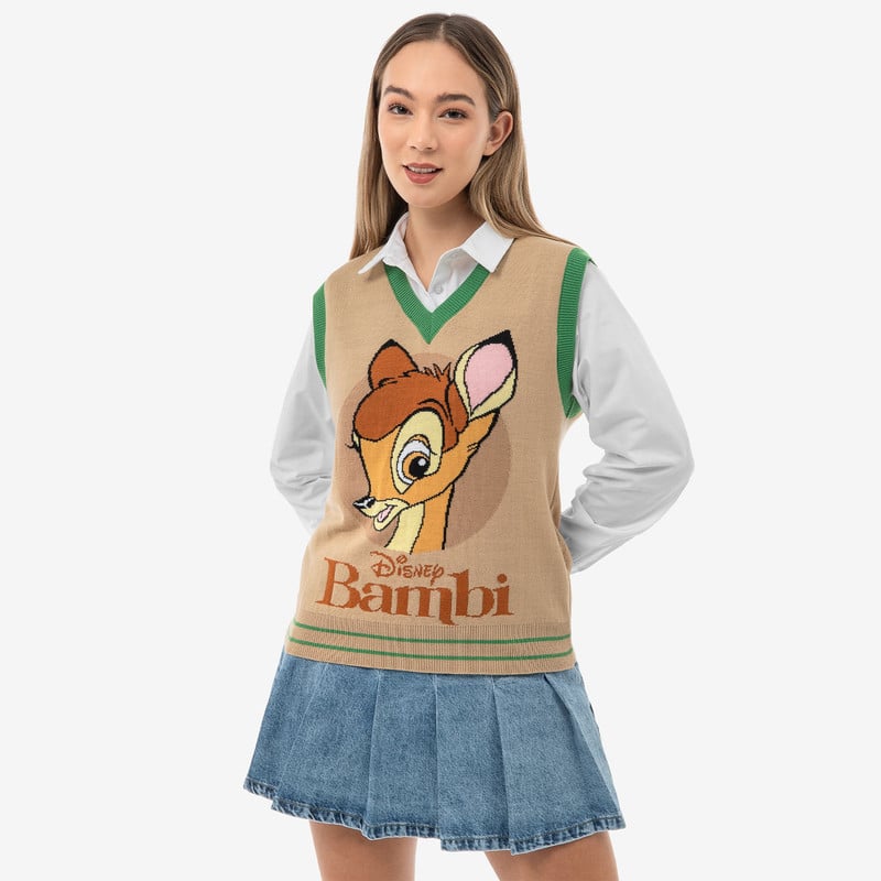CHALECO HILOS MUJER DILETTA-DISNEY - 1