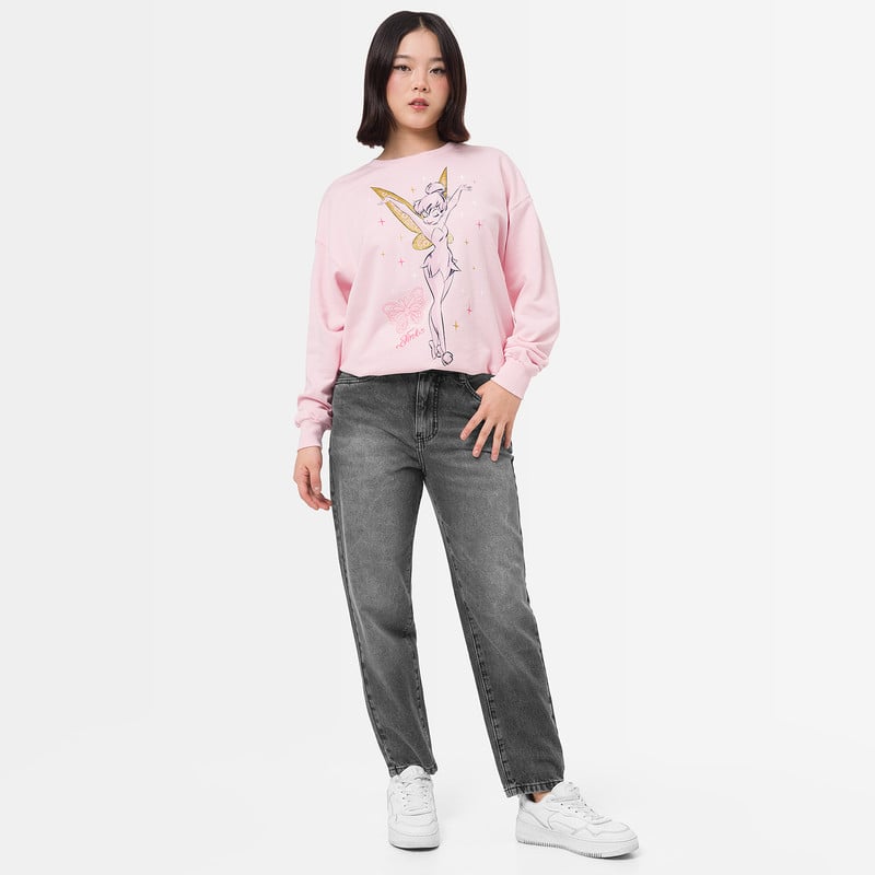 POLERA MUJER SQUEEZE ROSADO PAULINA-DISNEY FRENCH TERRY - 2