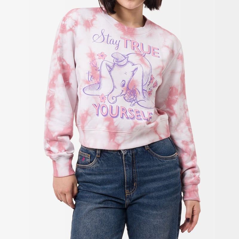 POLERA MUJER SQUEEZE ROSADO LACEY-DISNEY FRENCH TERRY - 5