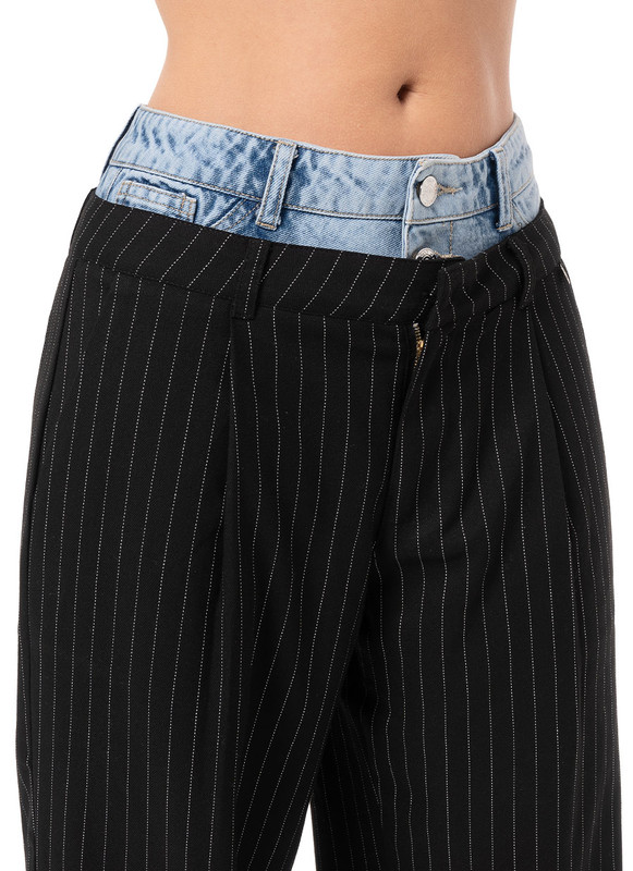 PANTALÓN MUJER SQUEEZE NEGRO SASTRE DALENI 2 - 5