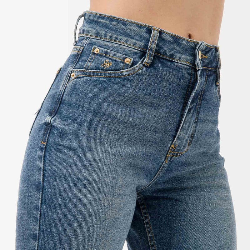 PANTALON MODA LICELI COMFORT DENIM STRETCH MUJER - 5