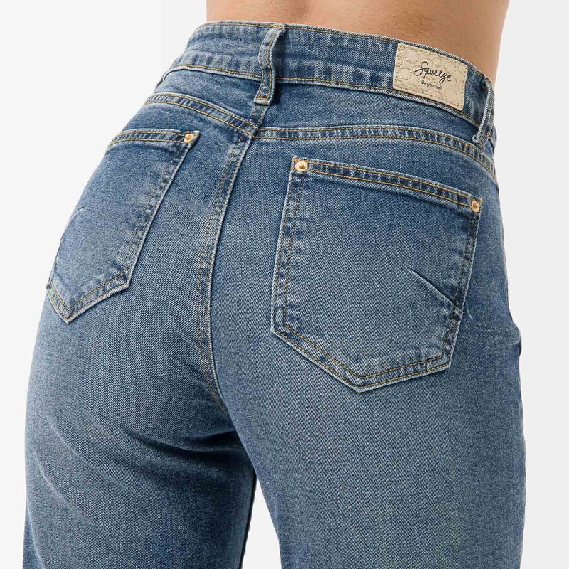 PANTALON MODA LICELI COMFORT DENIM STRETCH MUJER - 6