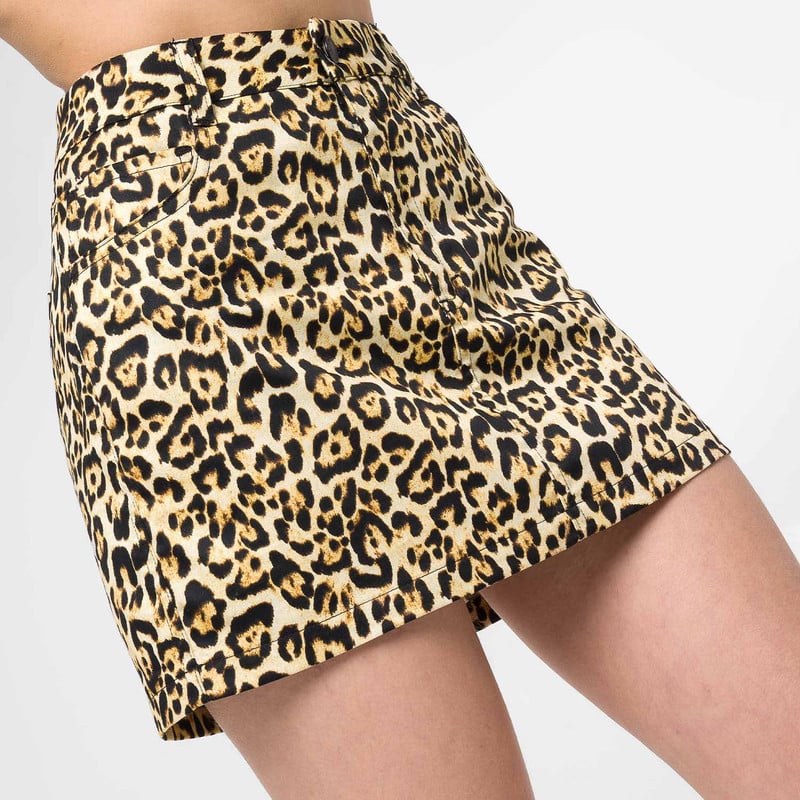 FALDA MINIFALDA OLESKA DRILL MUJER - 5