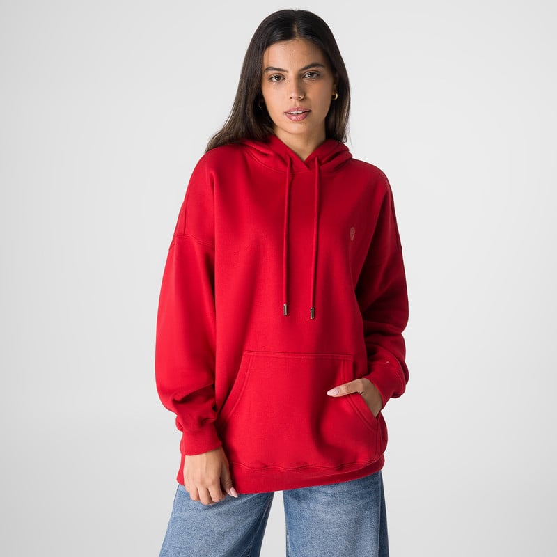 POLERA HOODIE HAINES FRANELA MUJER - 1