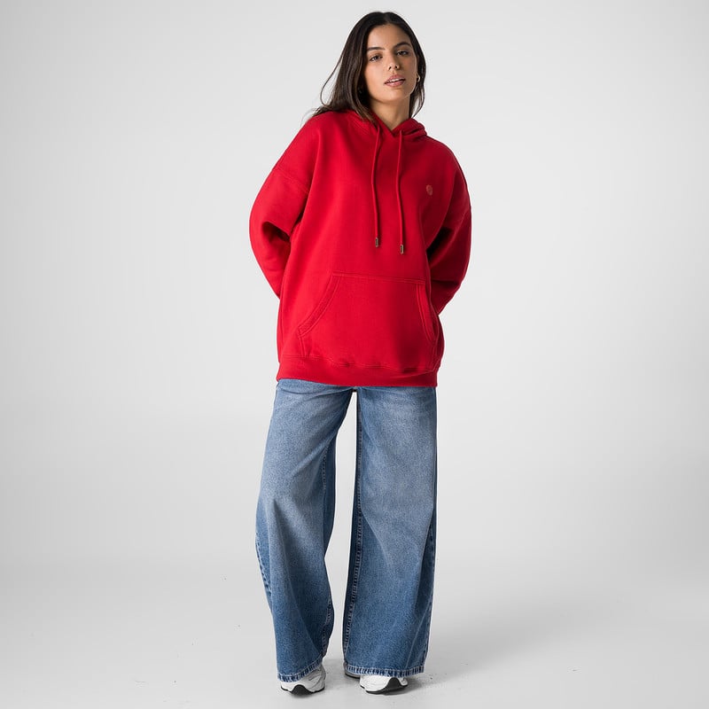 POLERA HOODIE HAINES FRANELA MUJER - 2