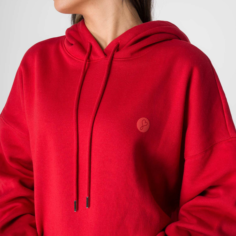 POLERA HOODIE HAINES FRANELA MUJER - 4