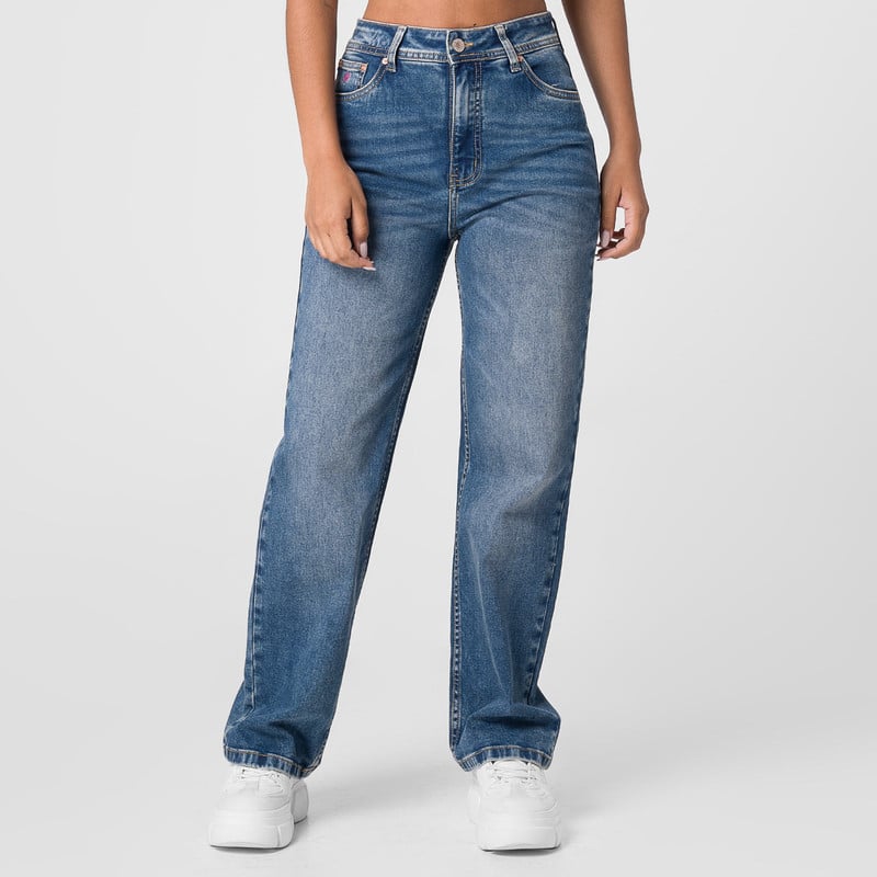 PANTALON DENIM STRETCH MUJER INIET COMFORT - 1