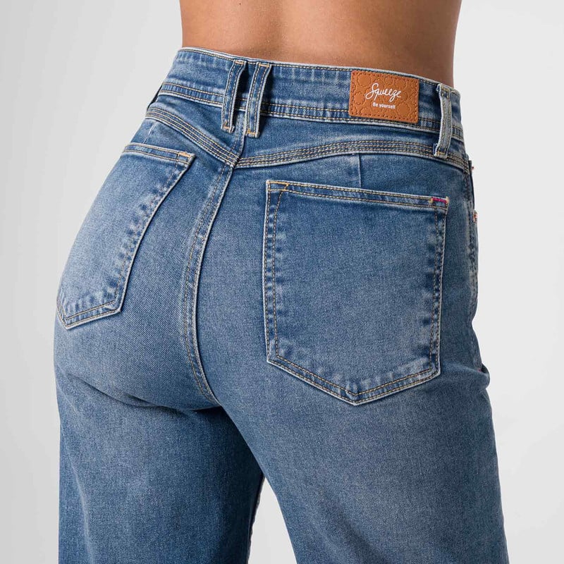 PANTALON DENIM STRETCH MUJER INIET COMFORT - 6
