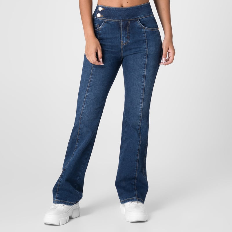 PANTALON DENIM STRETCH MUJER ZORAYDA - 1