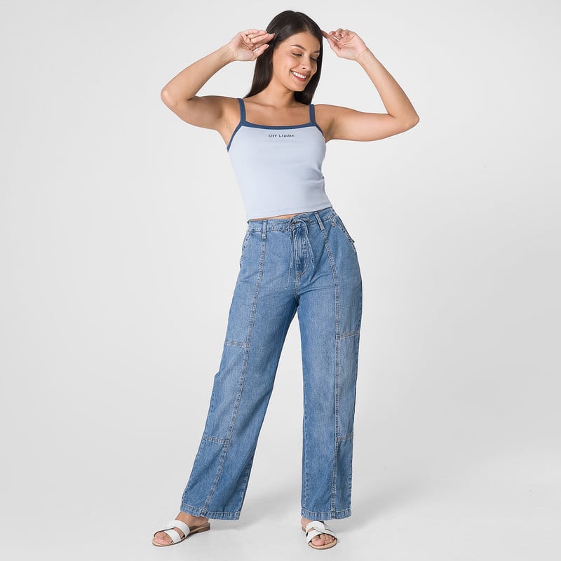 PANTALON DENIM MUJER MILKI - 2