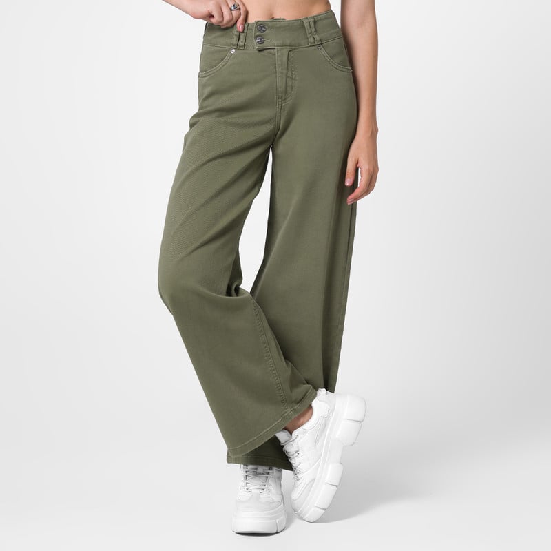 PANTALON BULL DENIM MUJER HEMIS - 1