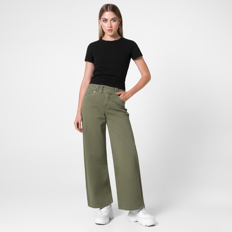 PANTALON BULL DENIM MUJER HEMIS - 2