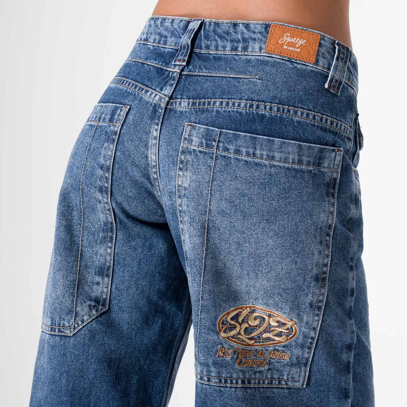PANTALON MODA EYBI DENIM MUJER - 5