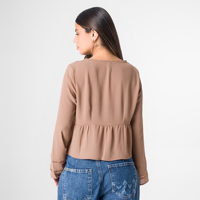 BLUSAS GASA MUJER LEYMIA - 3