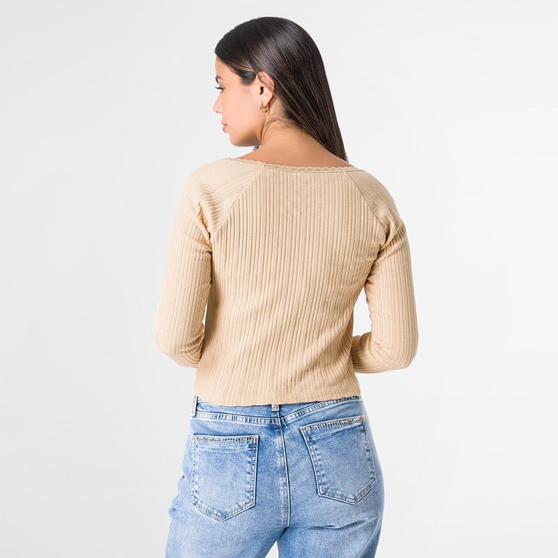 POLO MODA ASLEI RIB LYCRADO MUJER - 3