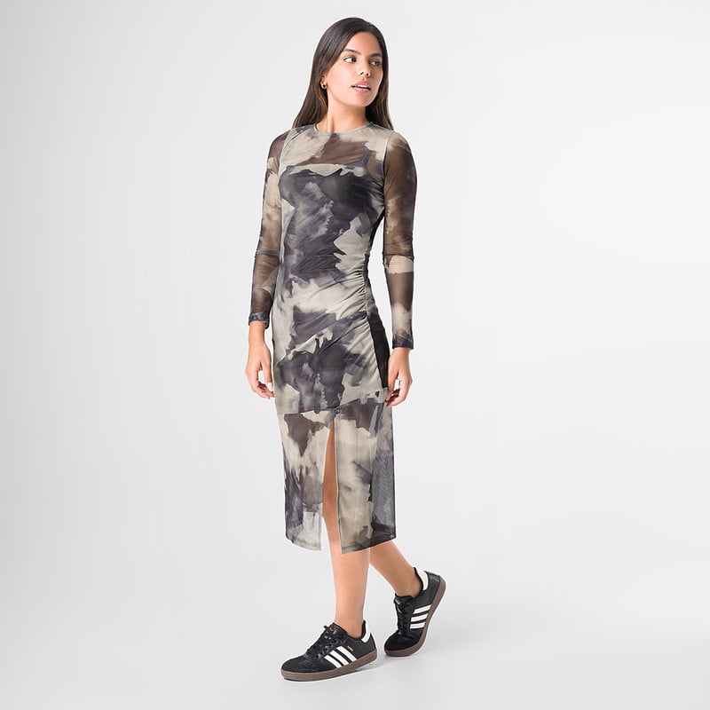VESTIDOS MODA SINTETICA MUJER RENENUTET - 1