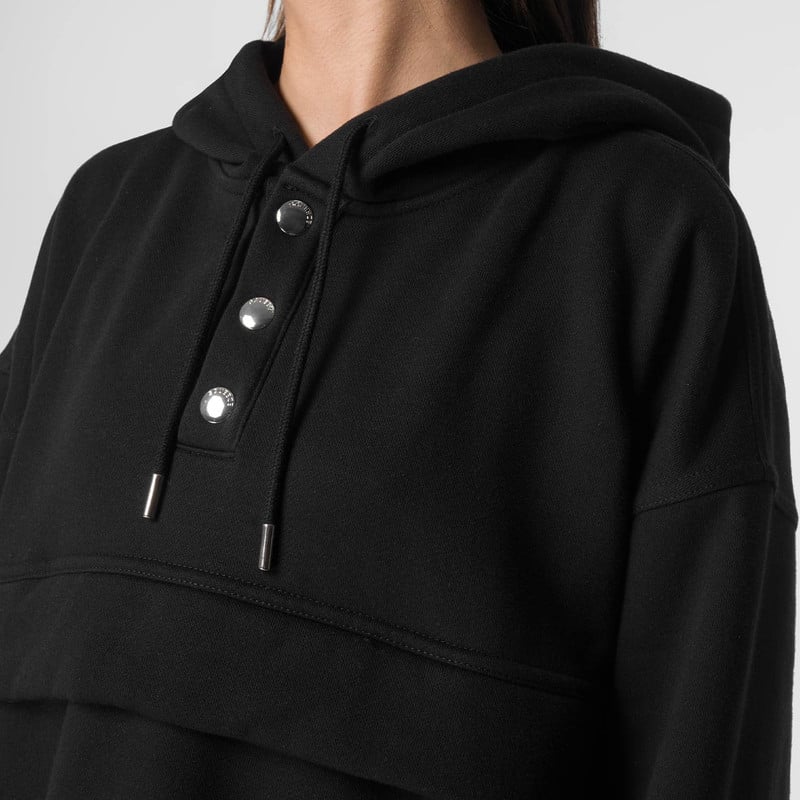 POLERA HOODIE HANDRI FRANELA MUJER - 4