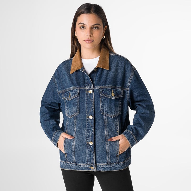 CASACA CASACA LIDIANI DENIM MUJER - 1