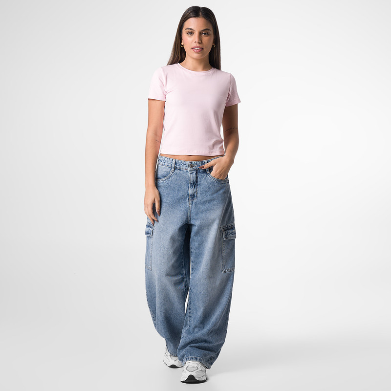 PANTALON CARGO KAILTI DENIM MUJER - 2