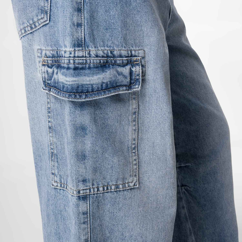 PANTALON CARGO KAILTI DENIM MUJER - 5