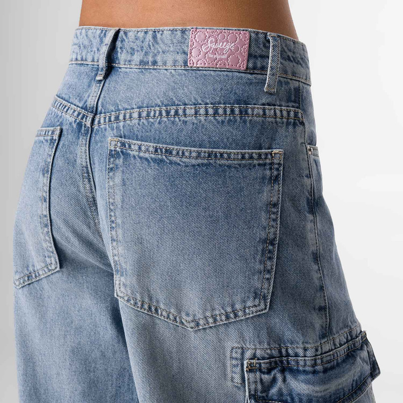 PANTALON CARGO KAILTI DENIM MUJER - 6