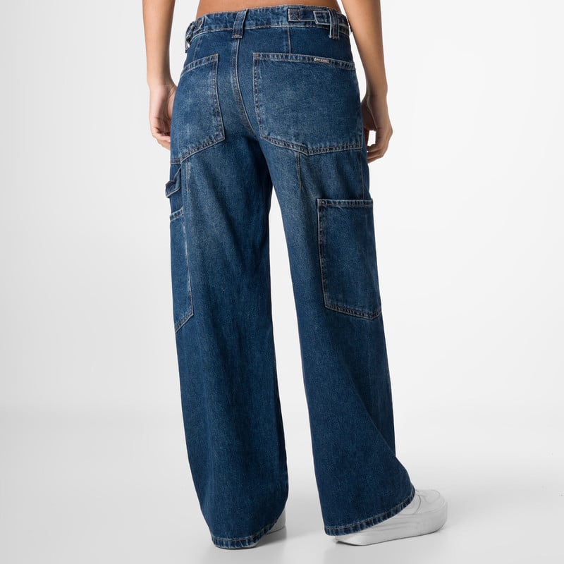 PANTALON CARGO LIDHIA DENIM MUJER - 3