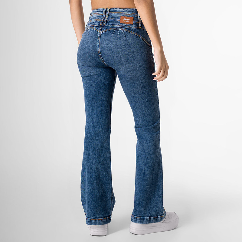PANTALON MODA MIMET DENIM STRETCH MUJER - 3