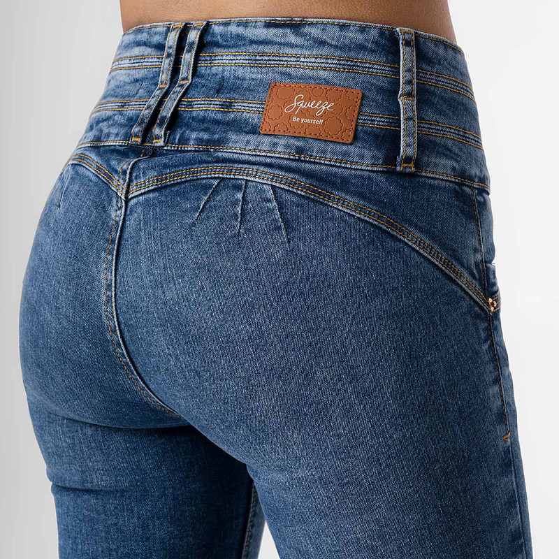 PANTALON MODA MIMET DENIM STRETCH MUJER - 5