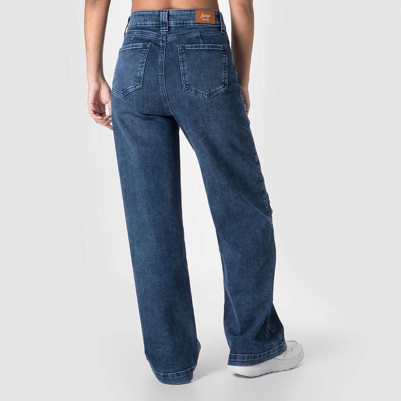 PANTALON MODA MEINI DENIM STRETCH MUJER - 3