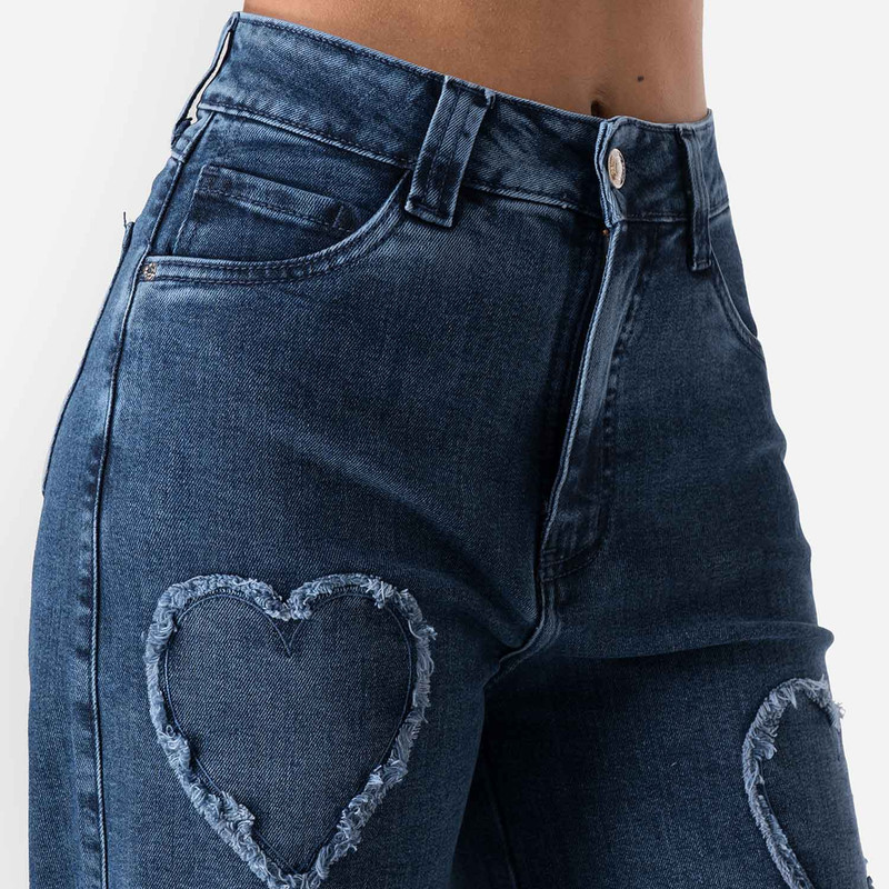 PANTALON MODA MEINI DENIM STRETCH MUJER - 4