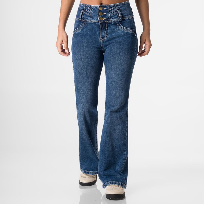 PANTALON DENIM STRETCH MUJER NEILI - 1