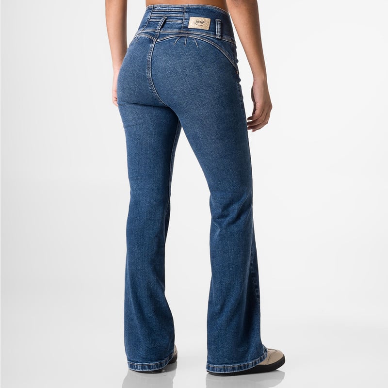 PANTALON DENIM STRETCH MUJER NEILI - 3