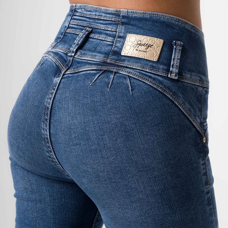 PANTALON DENIM STRETCH MUJER NEILI - 5
