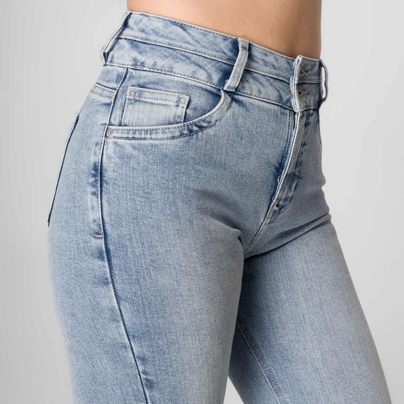 PANTALON MODA AMALEA DENIM STRETCH MUJER - 4