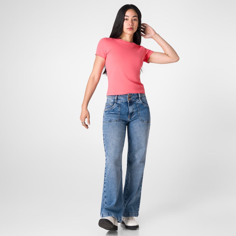 PANTALON MODA DHAILAH DENIM STRETCH MUJER - 2
