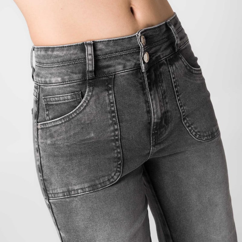 PANTALON MODA DHAILAH DENIM STRETCH MUJER - 4